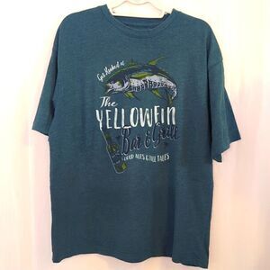 Graphic Tee Shirt Yellowfin Bar and Grille Size Large